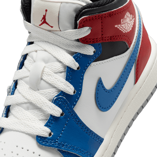 JORDAN 1 MID (PS) - TRUE BLUE / VARSITY RED / SUMMIT WHITE