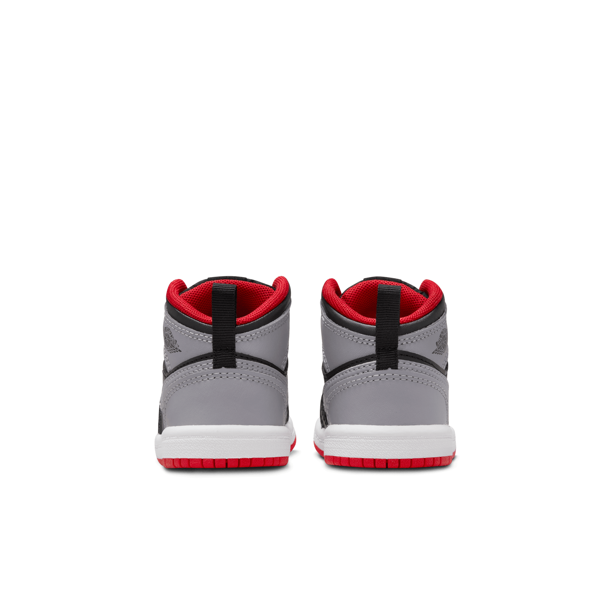 JORDAN 1 MID (TD) - BLACK / CEMENT GREY / FIRE RED