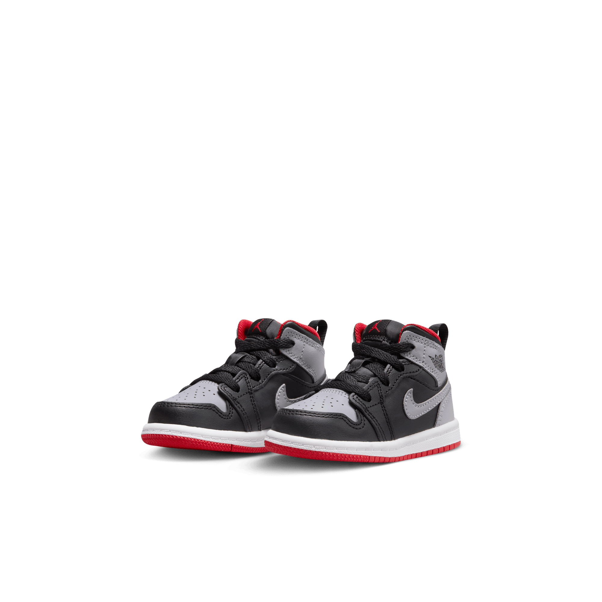 JORDAN 1 MID (TD) - BLACK / CEMENT GREY / FIRE RED