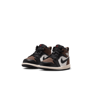 JORDAN 1 MID (TD) - BLACK / PALOMINO