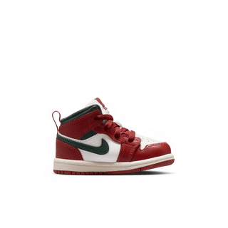 JORDAN 1 MID (TD) - SAIL / MIDNIGHT GREEN / REDSTONE