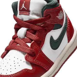 JORDAN 1 MID (TD) - SAIL / MIDNIGHT GREEN / REDSTONE