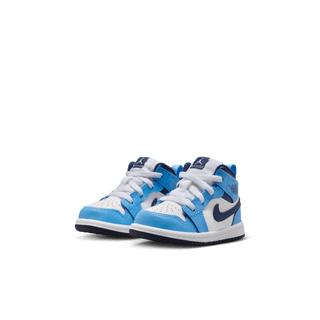 JORDAN 1 MID (TD) - UNIVERSITY BLUE / WHITE / MIDNIGHT NAVY