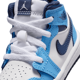 JORDAN 1 MID (TD) - UNIVERSITY BLUE / WHITE / MIDNIGHT NAVY