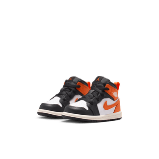 JORDAN 1 MID (TD) - STARFISH / WHITE / BLACK