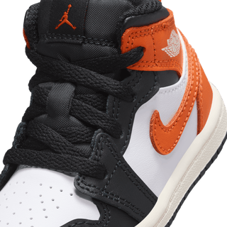 JORDAN 1 MID (TD) - STARFISH / WHITE / BLACK