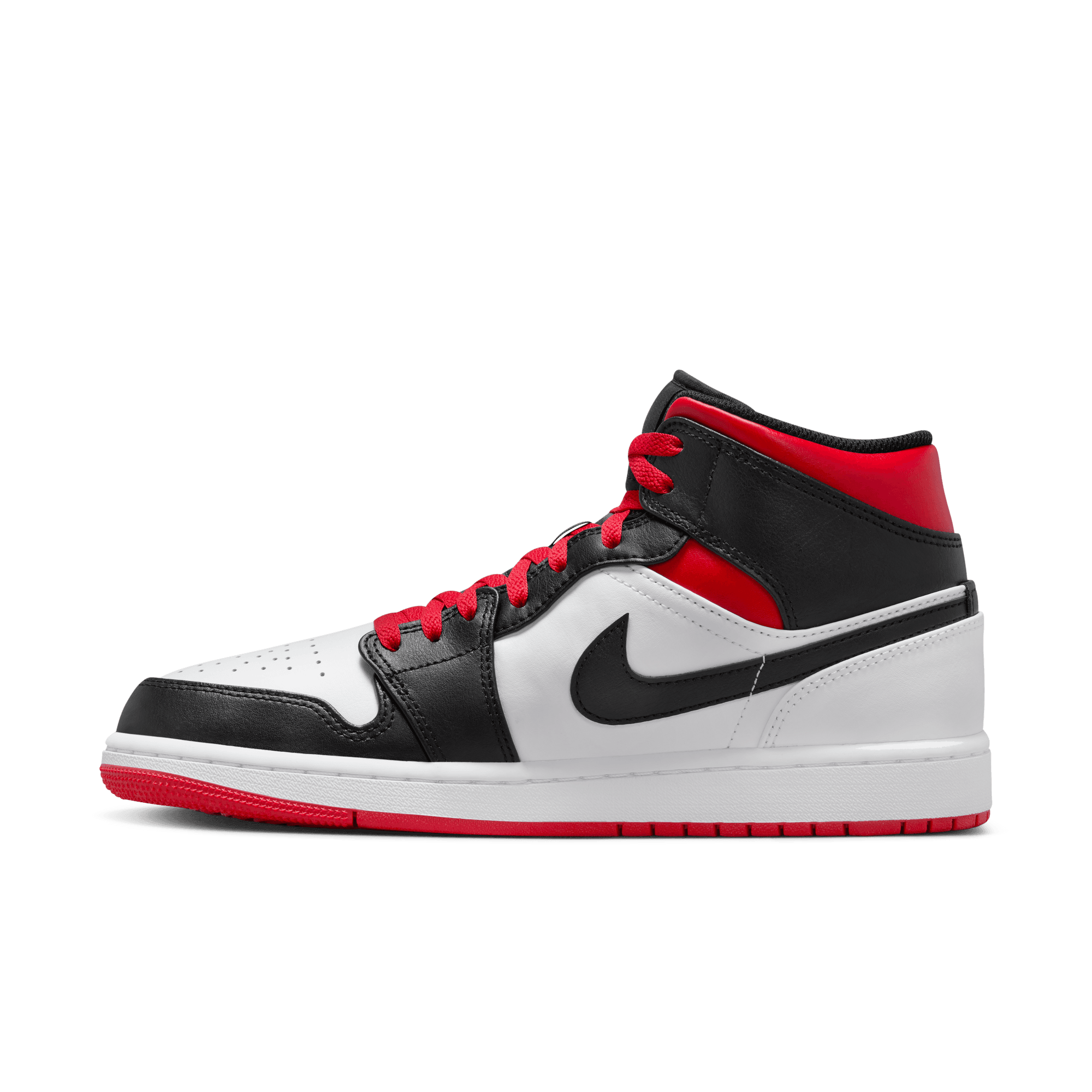JORDAN 1 MID "GYM RED BLACK TOE"