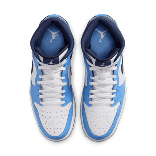 AIR JORDAN 1 MID - UNIVERSITY BLUE / WHITE / MIDNIGHT NAVY