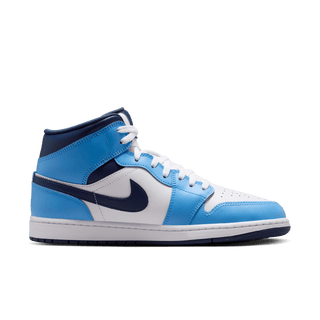 AIR JORDAN 1 MID - UNIVERSITY BLUE / WHITE / MIDNIGHT NAVY
