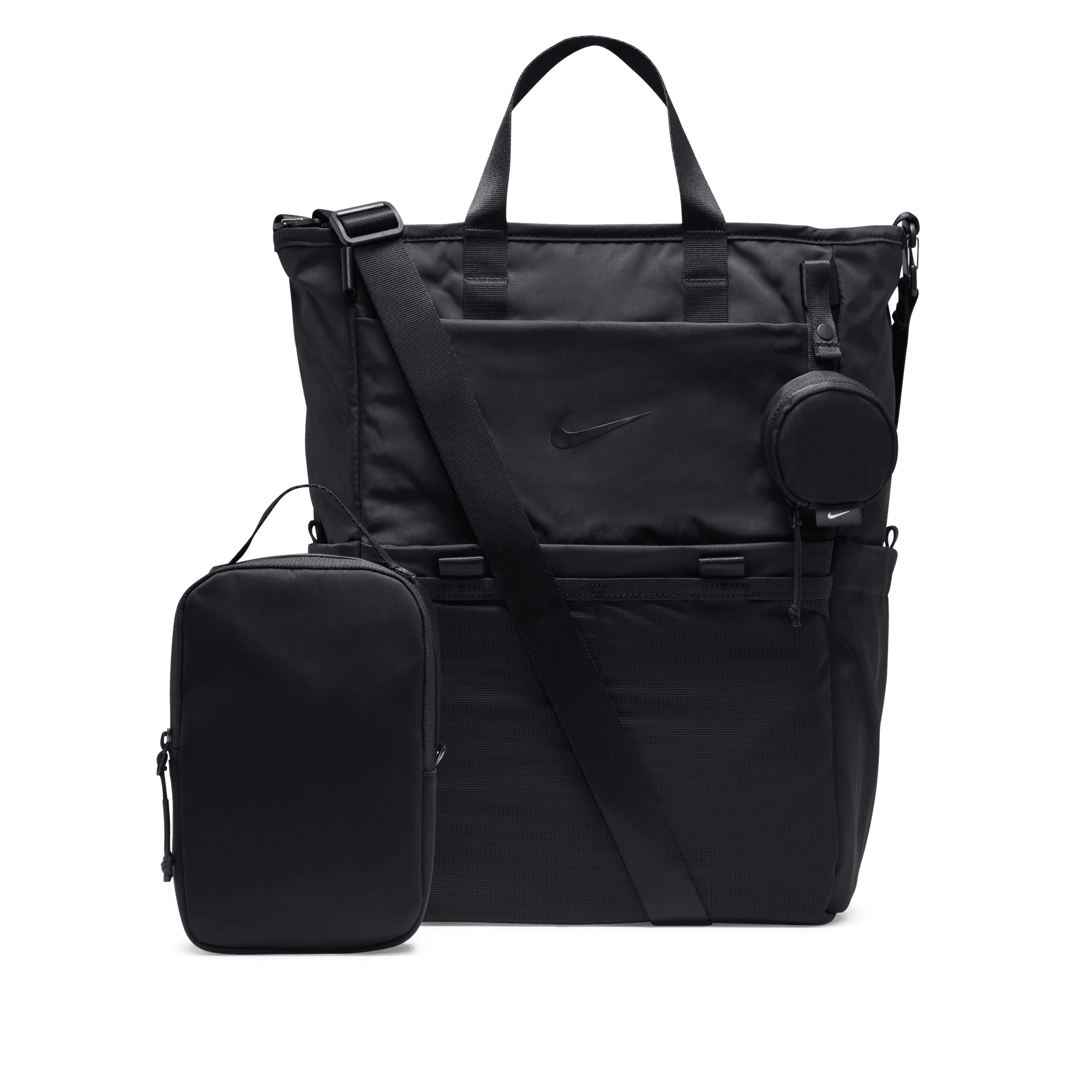 NIKE CONVERTIBLE DIAPER CHANGING BAG - BLACK