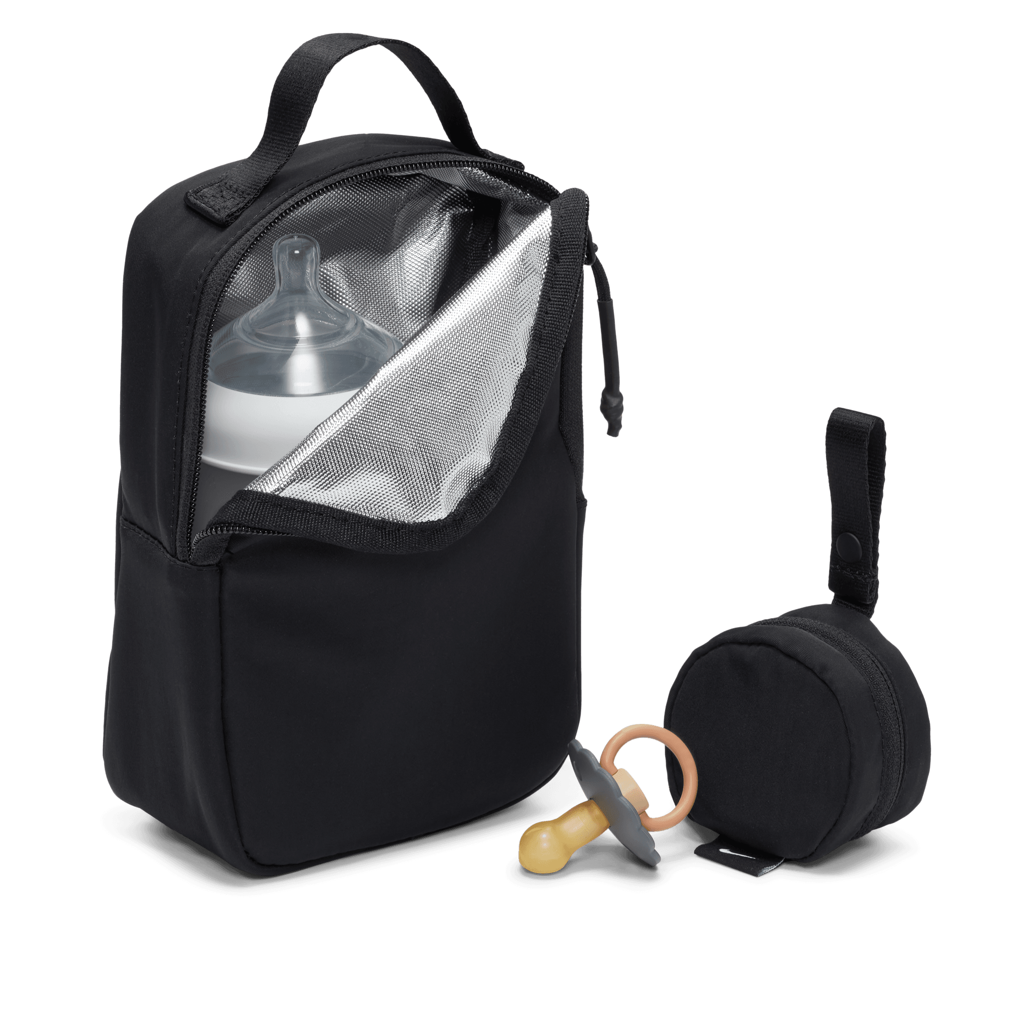 NIKE CONVERTIBLE DIAPER CHANGING BAG - BLACK