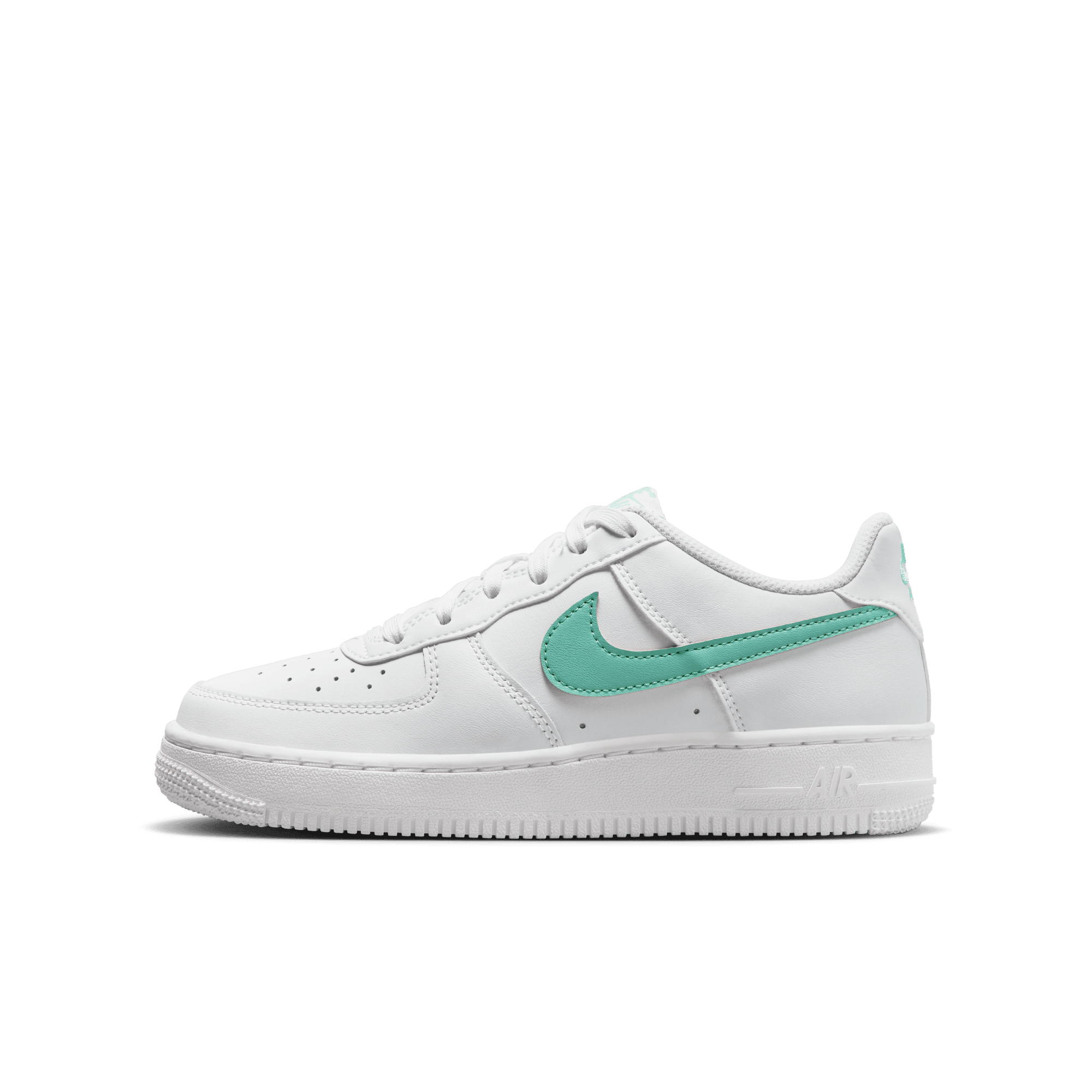 AIR FORCE 1 (GS) - SUMMIT WHITE / EMERALD RISE