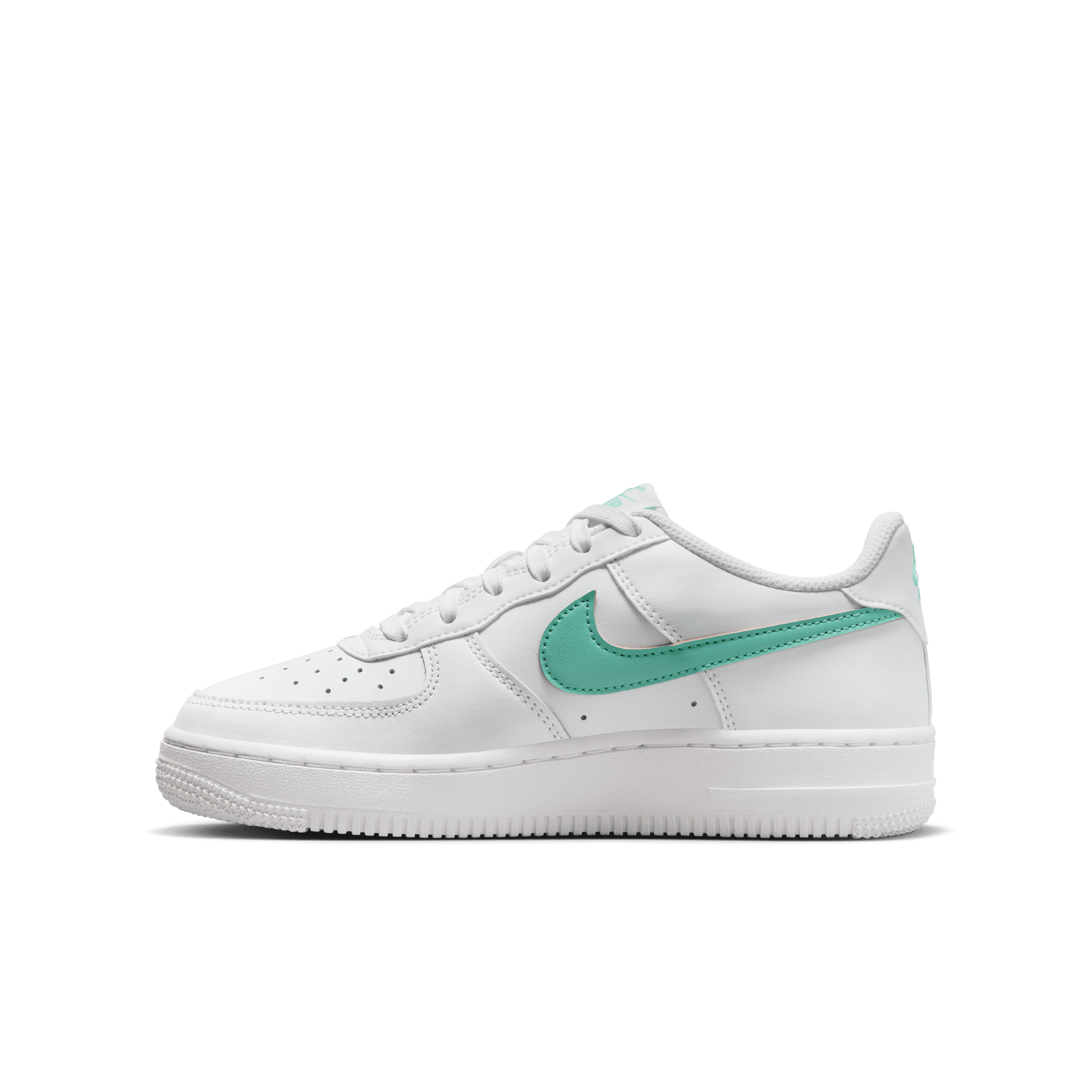 AIR FORCE 1 (GS) - SUMMIT WHITE / EMERALD RISE