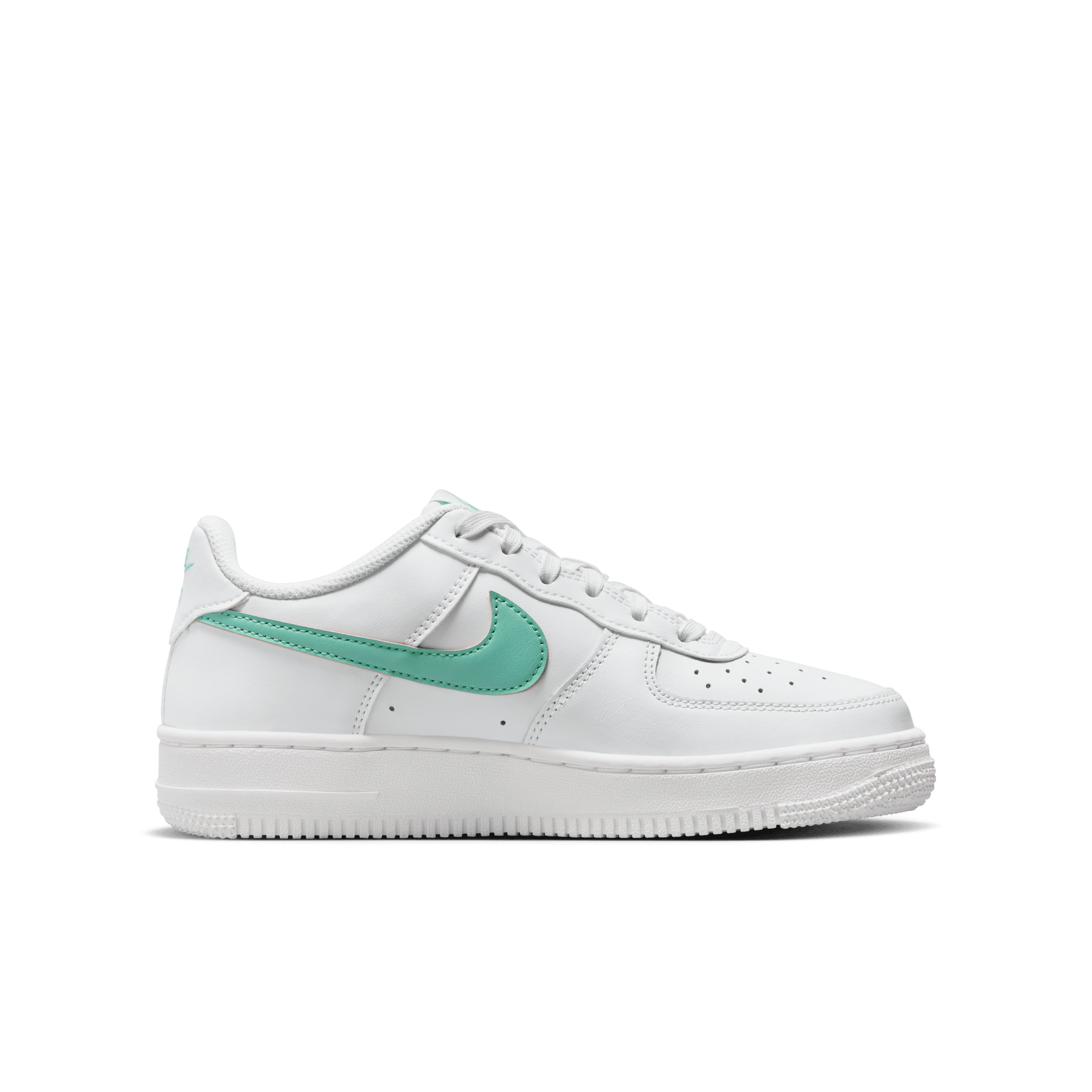 AIR FORCE 1 (GS) - SUMMIT WHITE / EMERALD RISE