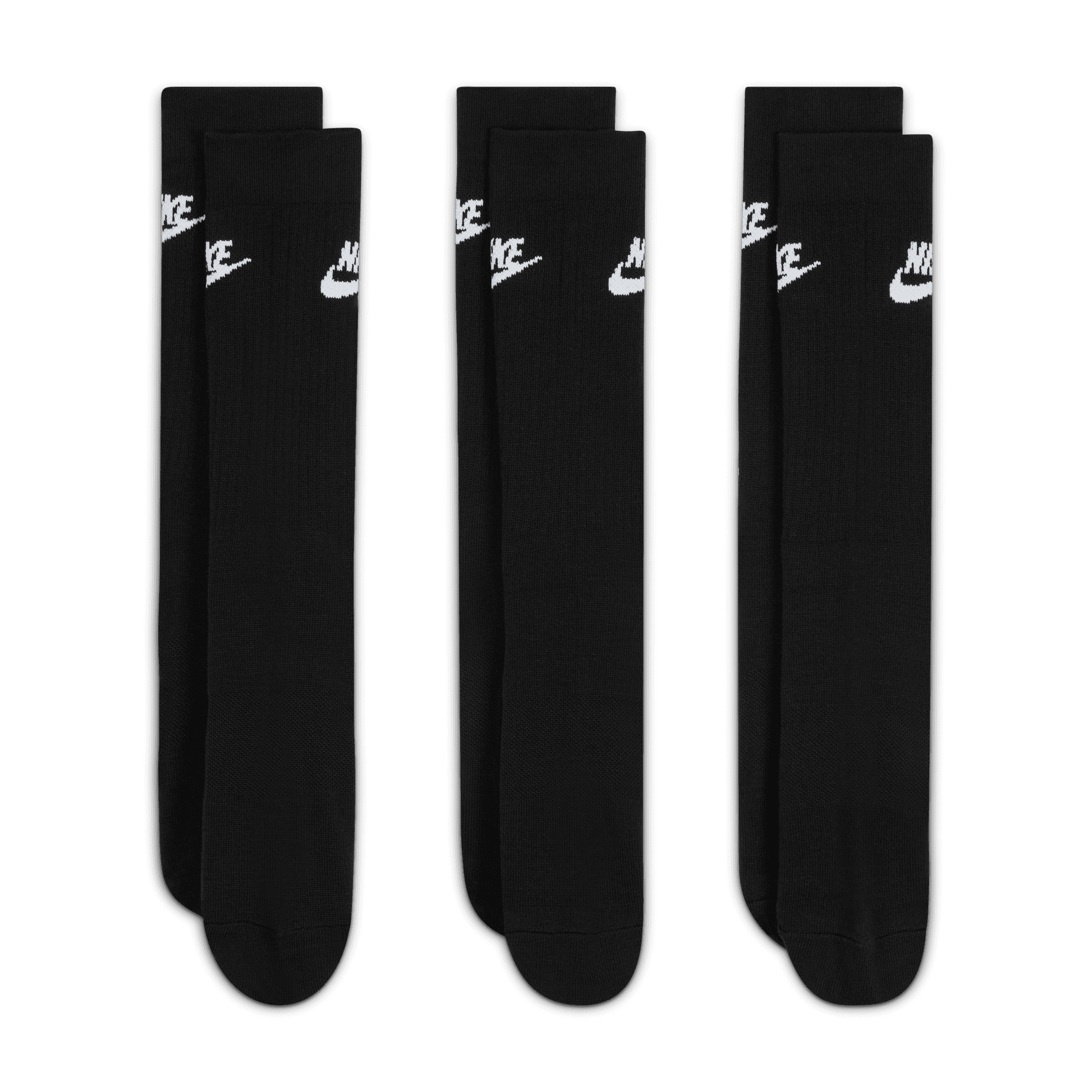 NIKE EVERYDAY ESSENTIAL 3PACK SOCKS - BLACK