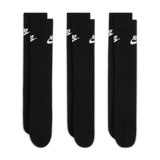 NIKE EVERYDAY ESSENTIAL 3PACK SOCKS - BLACK