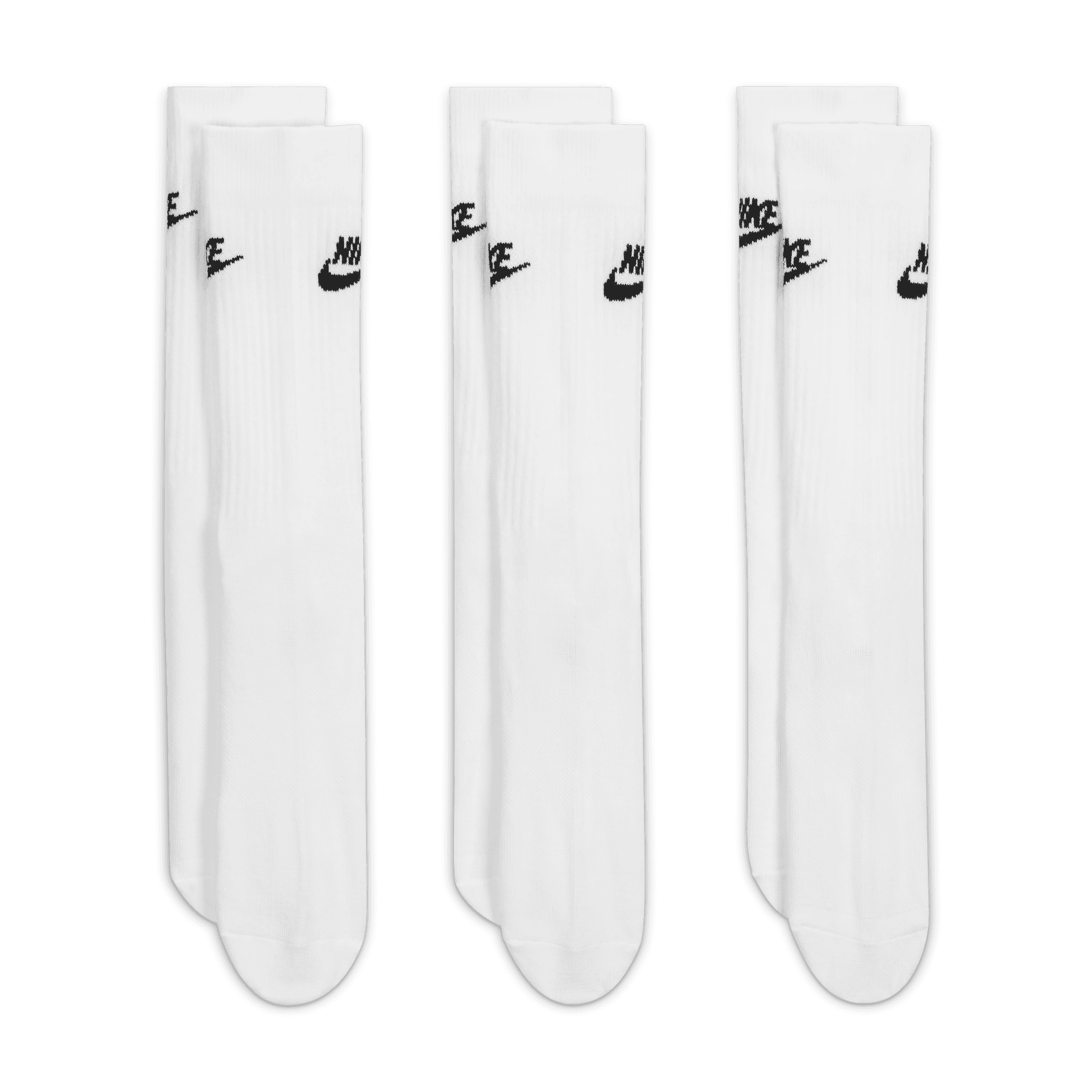 NIKE EVERYDAY ESSENTIAL 3PACK SOCKS - WHITE