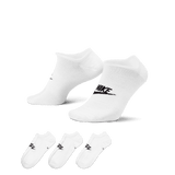 NIKE EVERYDAY ESSENTIAL NO SHOW 3PACK SOCKS - WHITE