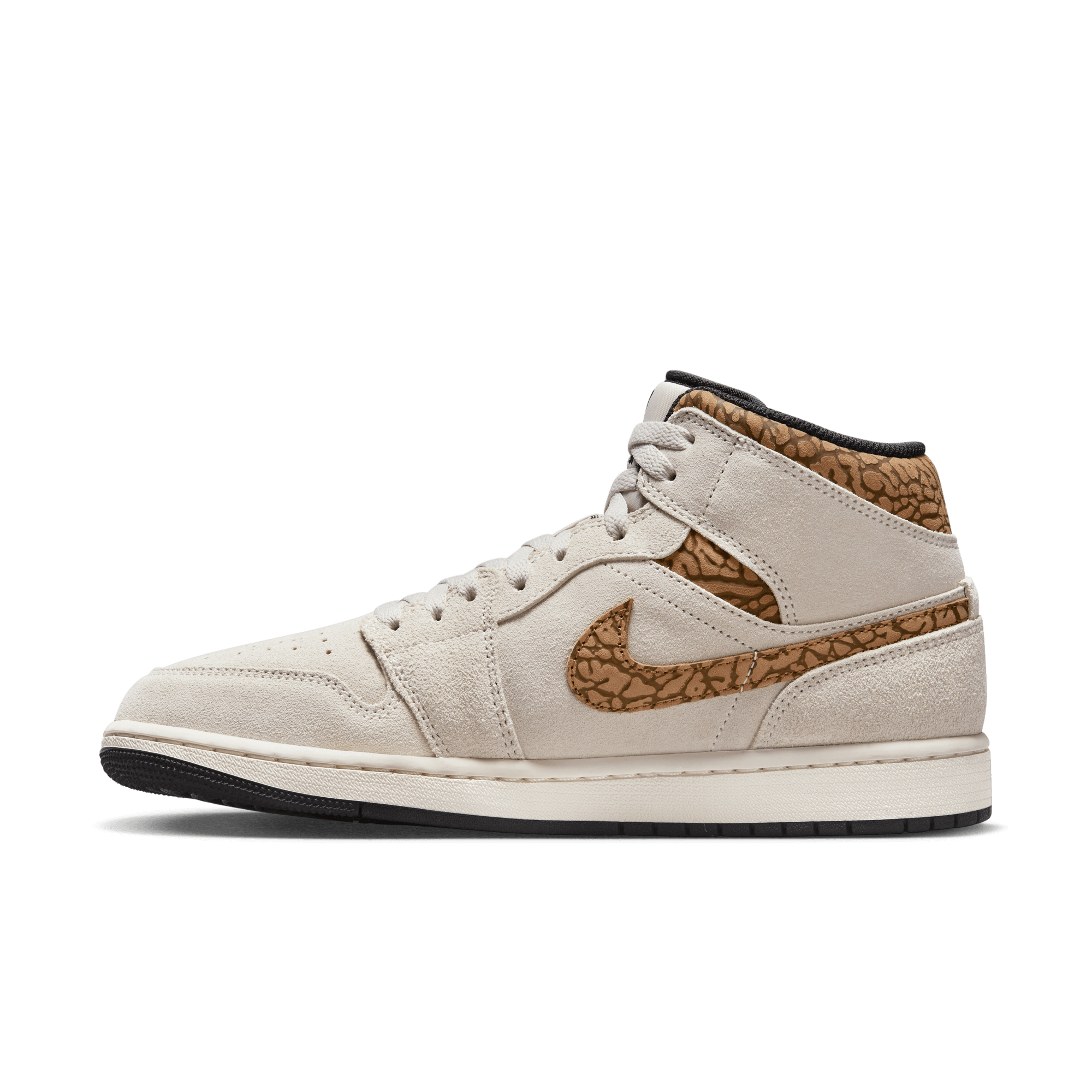JORDAN 1 MID SE "BROWN ELEPHANT"