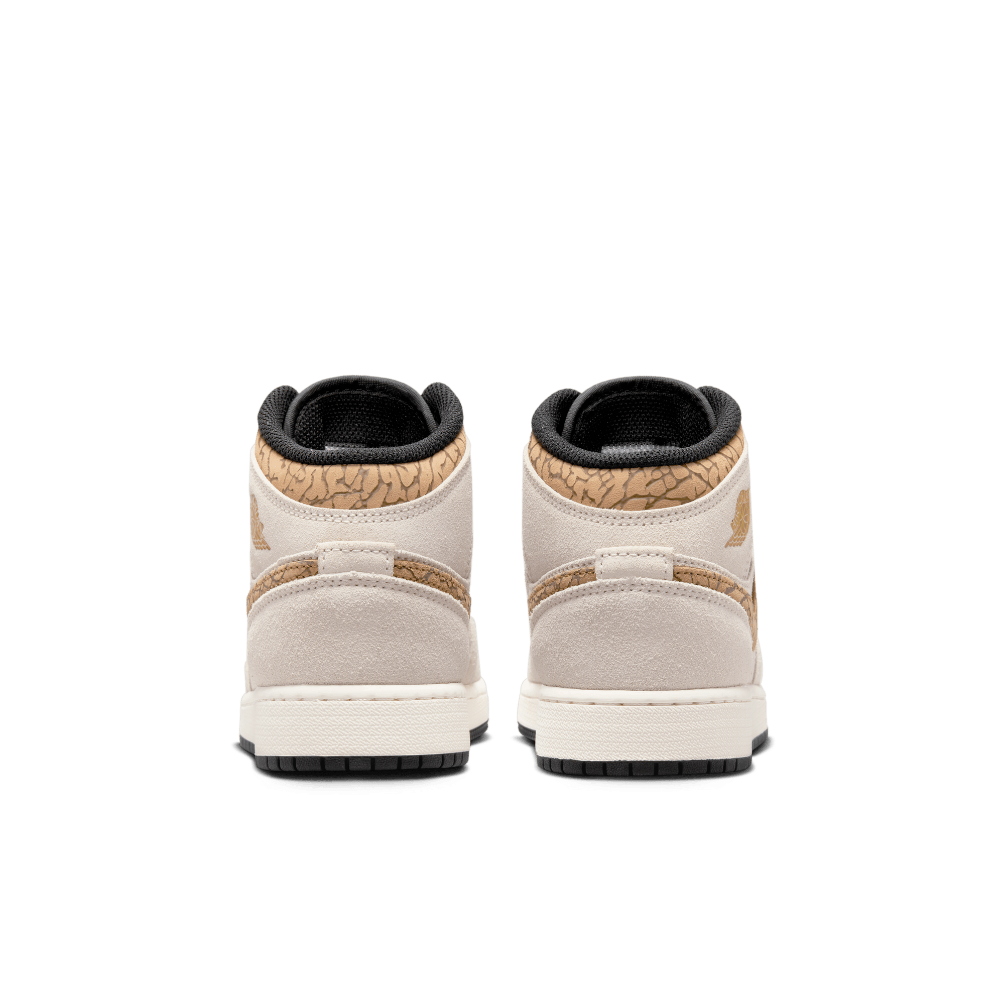AIR JORDAN 1 MID SE (GS) - LIGHT OREWOOD BROWN