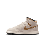 AIR JORDAN 1 MID SE (GS) - LIGHT OREWOOD BROWN