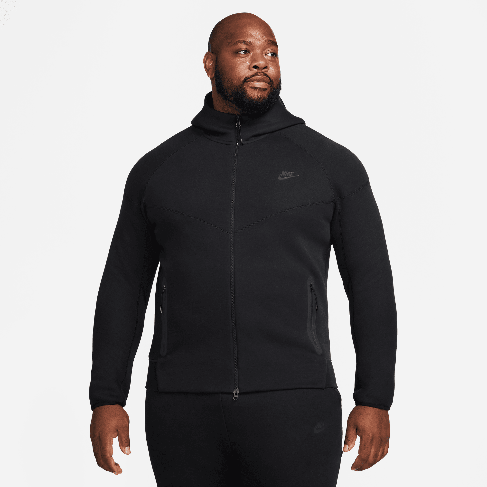 TECH FLEECE FULL-ZIP HOODIE - BLACK – lapstoneandhammer.com TECH FLEECE FULL-ZIP HOODIE - BLACK – lapstoneandhammer.com