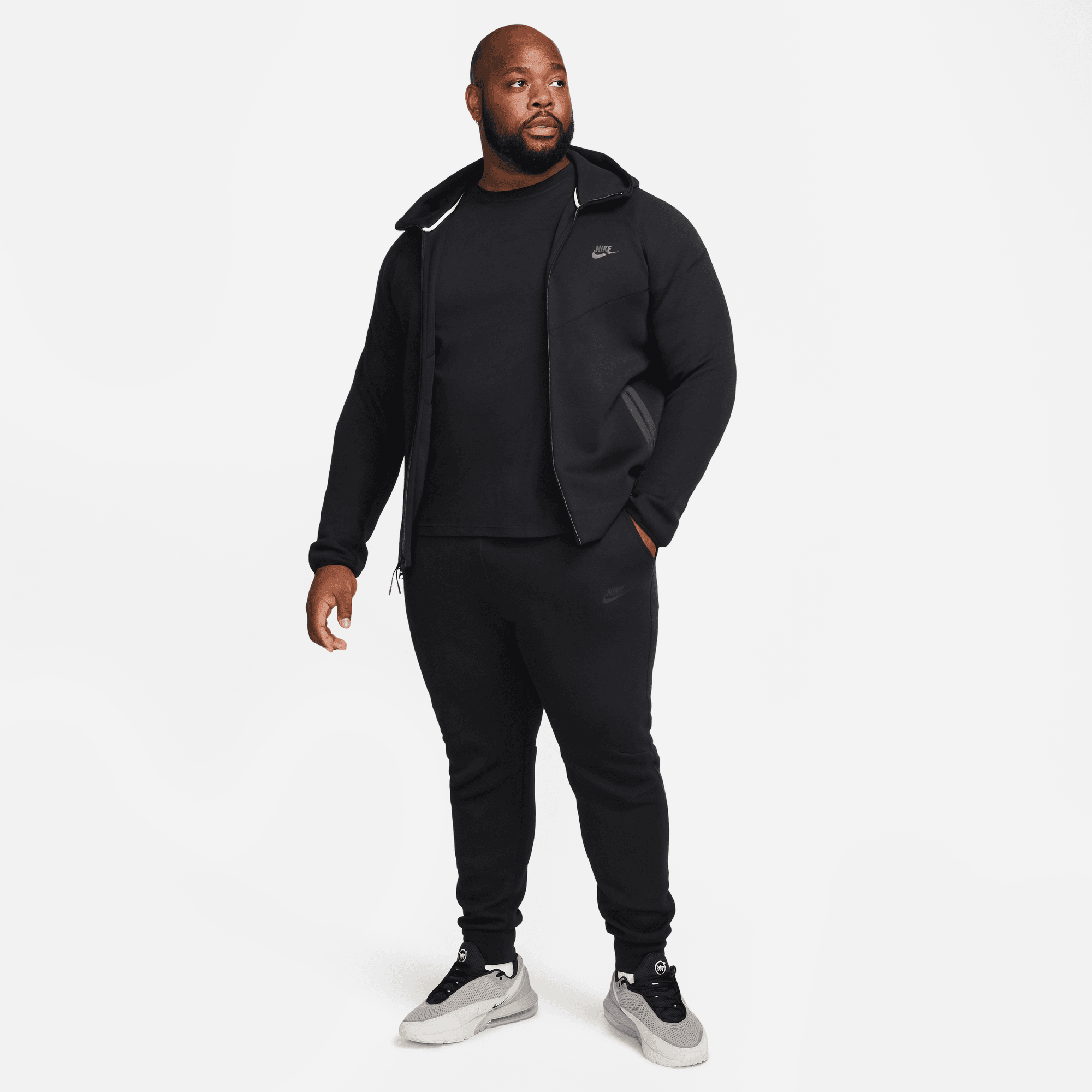 TECH FLEECE FULL-ZIP HOODIE - BLACK – lapstoneandhammer.com TECH FLEECE FULL-ZIP HOODIE - BLACK – lapstoneandhammer.com