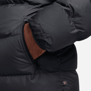 NIKE WINDRUNNER PRIMALOFT HOODED PUFFER JACKET- BLACK