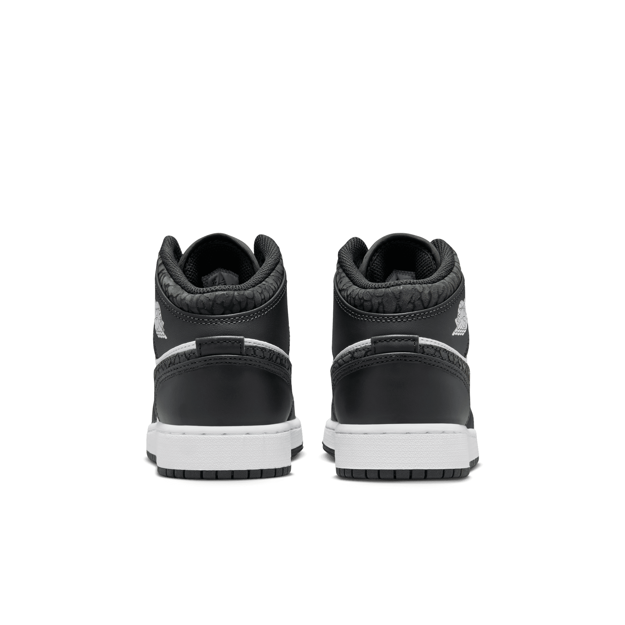 AIR JORDAN 1 MID SE (GS) "PANDA ELEPHANT"
