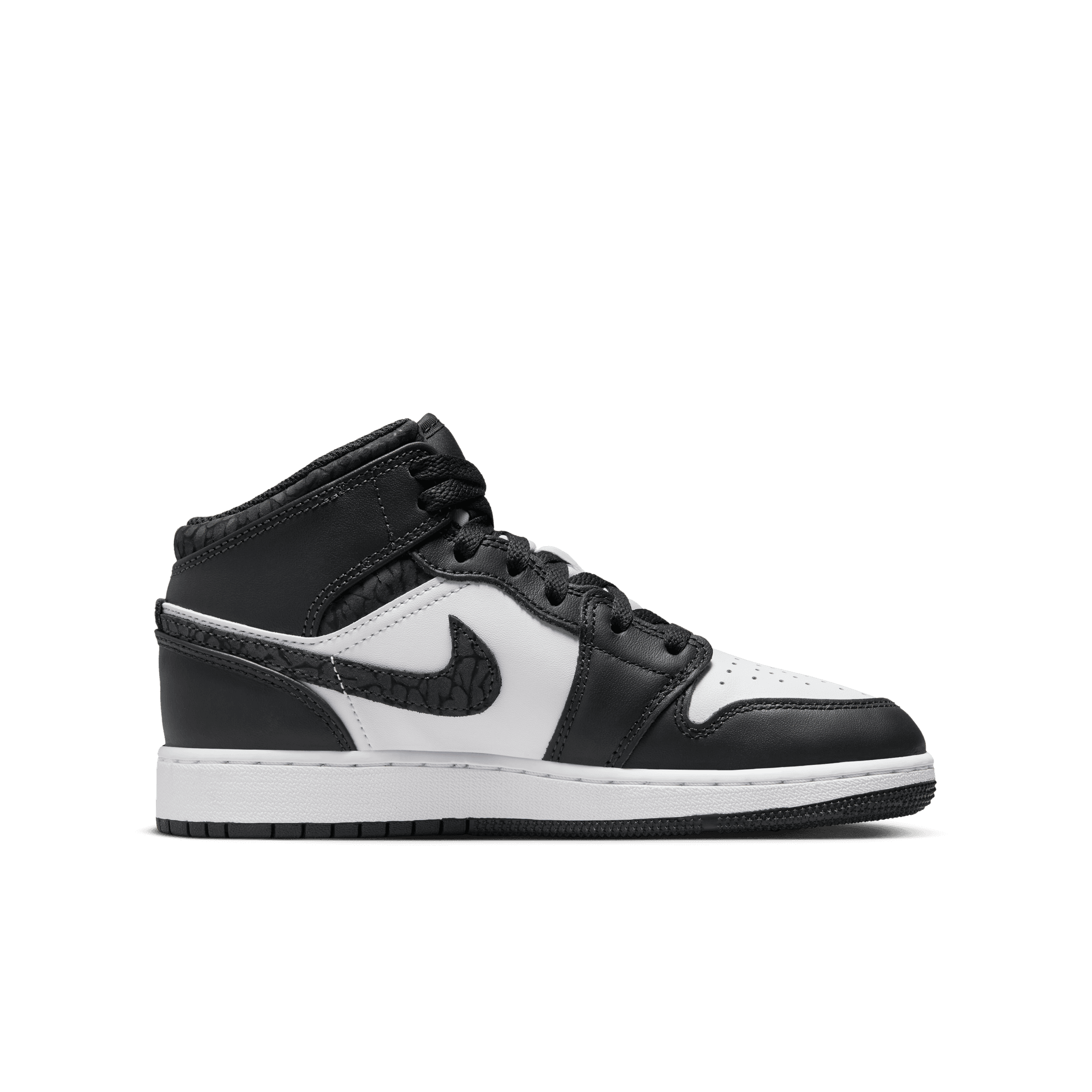 AIR JORDAN 1 MID SE (GS) "PANDA ELEPHANT"