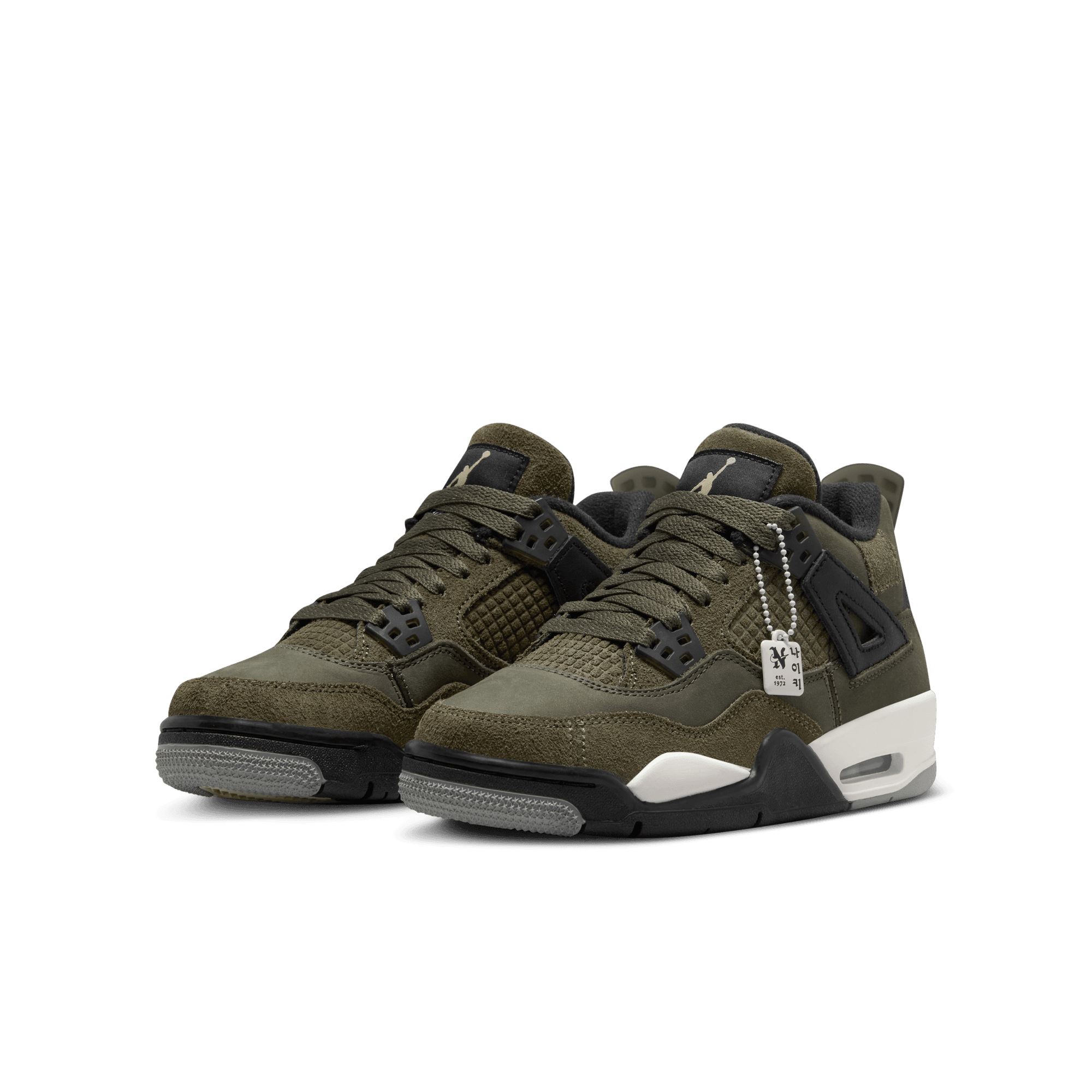 AIR JORDAN 4 RETRO SE CRAFT (GS) "OLIVE"