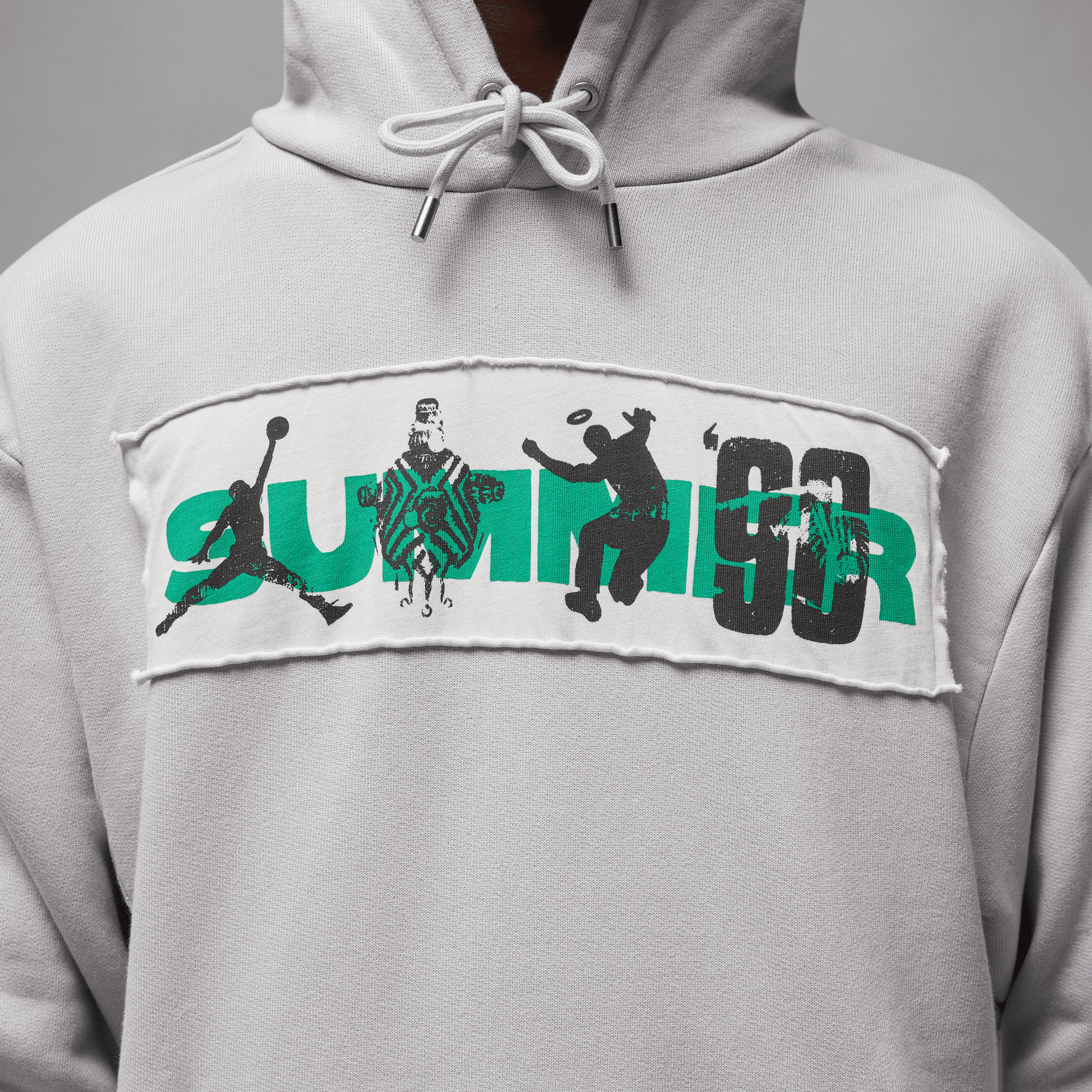 UNION X BEPHIES BEAUTY SUPPLY X JORDAN FLEECE HOODIE - GREY UNION X BEPHIES BEAUTY SUPPLY X JORDAN FLEECE HOODIE - GREY