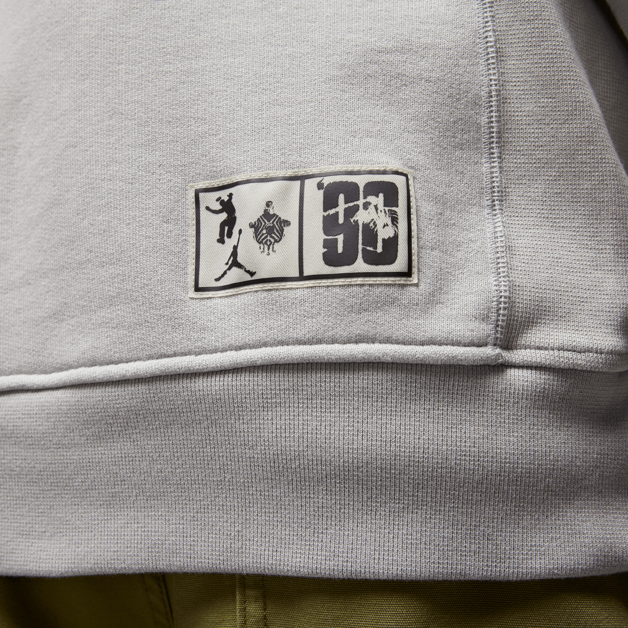 UNION X BEPHIES BEAUTY SUPPLY X JORDAN FLEECE HOODIE - GREY