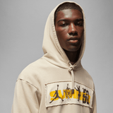 UNION X BEPHIES BEAUTY X JORDAN SUPPLY FLEECE HOODIE - RATTAN / BEACH