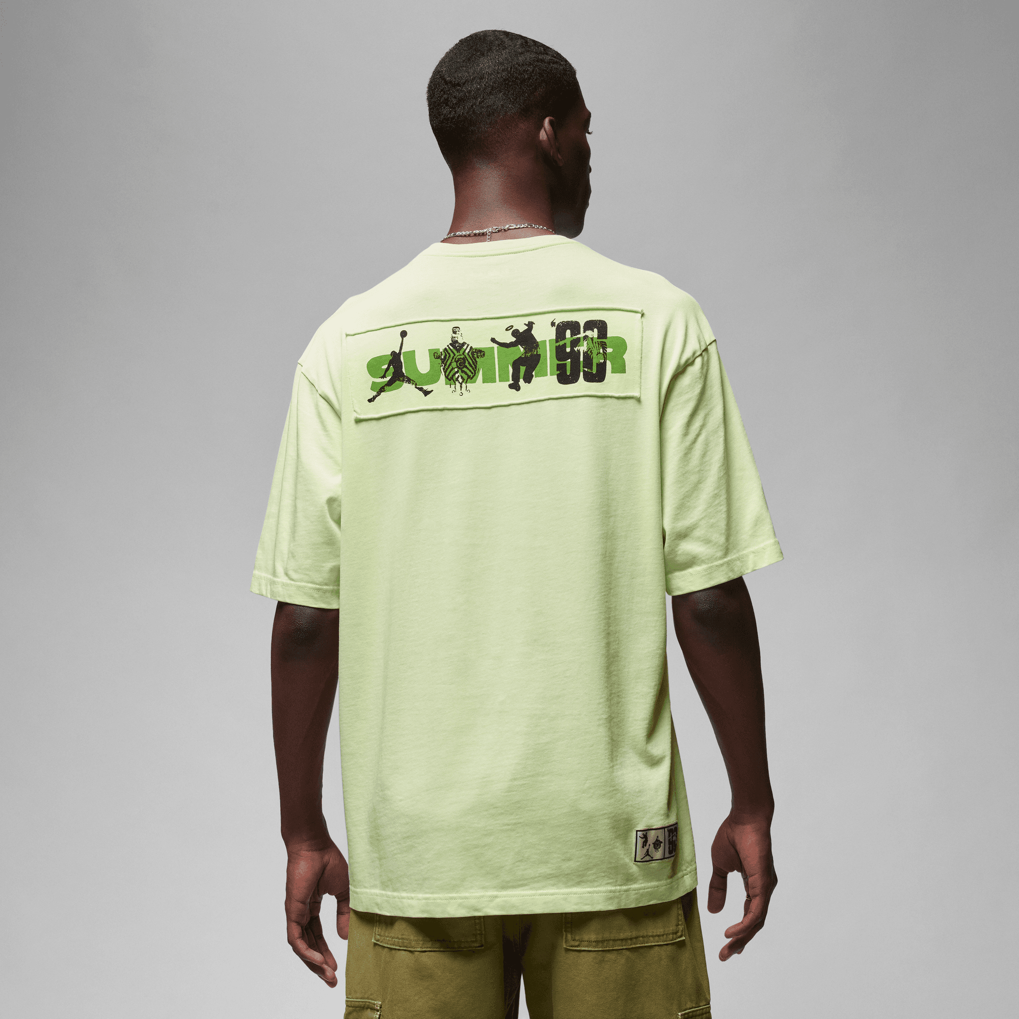 UNION X BEPHIES BEAUTY SUPPLY X JORDAN TEE - LIME ICE