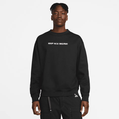 NIKE ACG HOODIE KEEP ACG WEIRD - BLACK