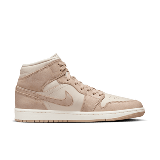 WMNS AIR JORDAN 1 MID SE - LIGHT BROWN / SAIL
