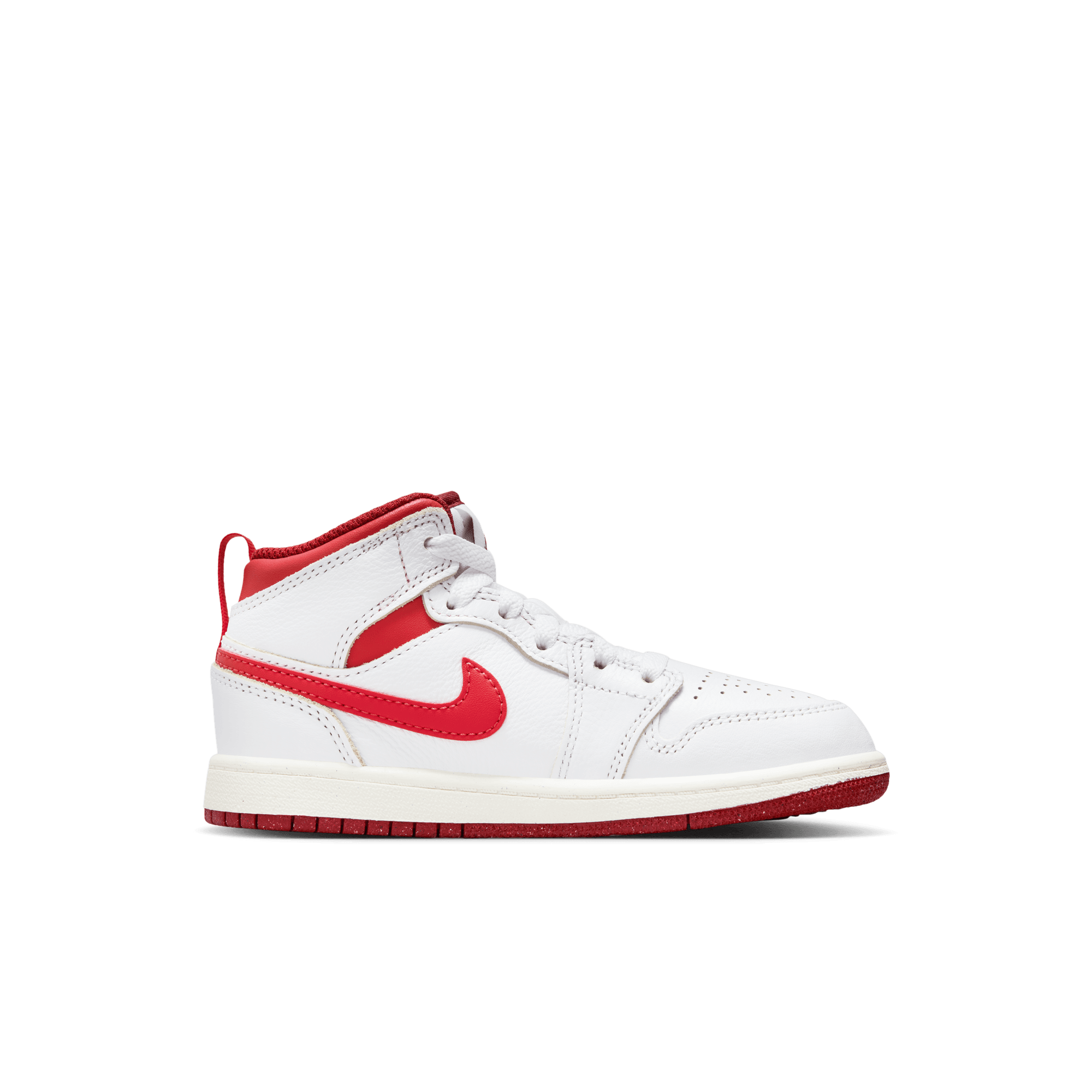 JORDAN 1 MID SE (PS) - WHITE / DUNE RED