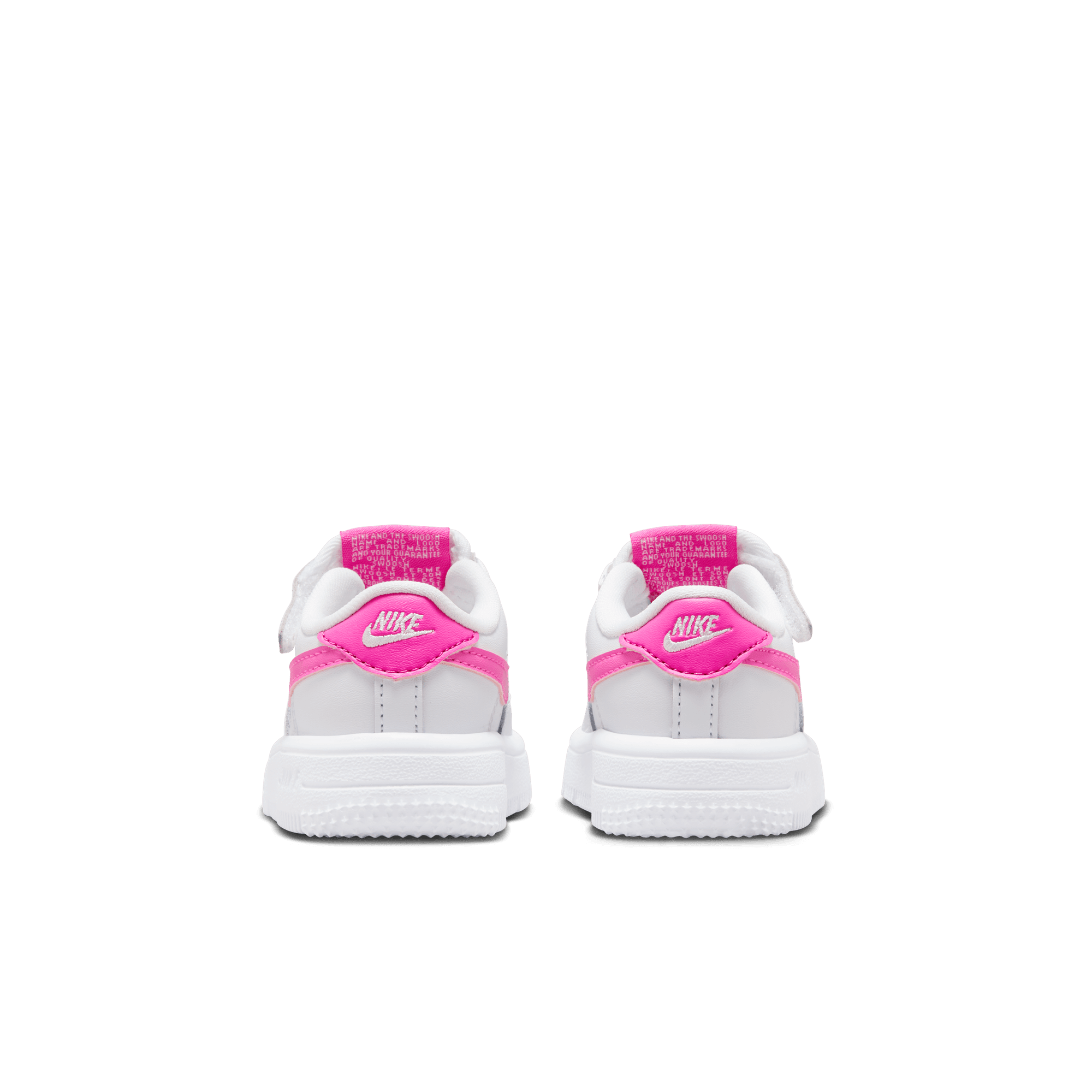 FORCE 1 LOW EASYON (TD) - WHITE / LASER FUCHSIA