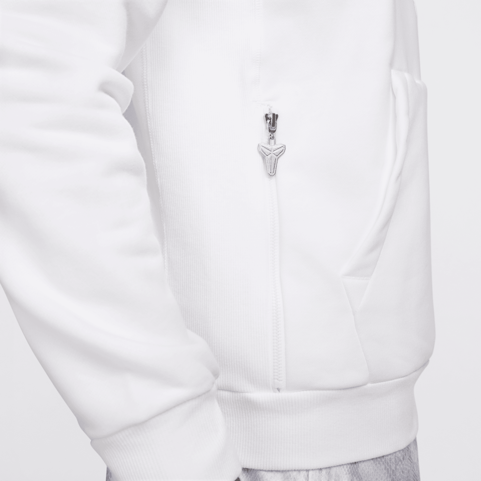 ADEAM ✨RIBBON RACED ZIP KNIT HOODIE ホワイト KOBE DRI-FIT ADEAM ✨RIBBON RACED ZIP KNIT HOODIE ホワイト KOBE DRI-FIT
