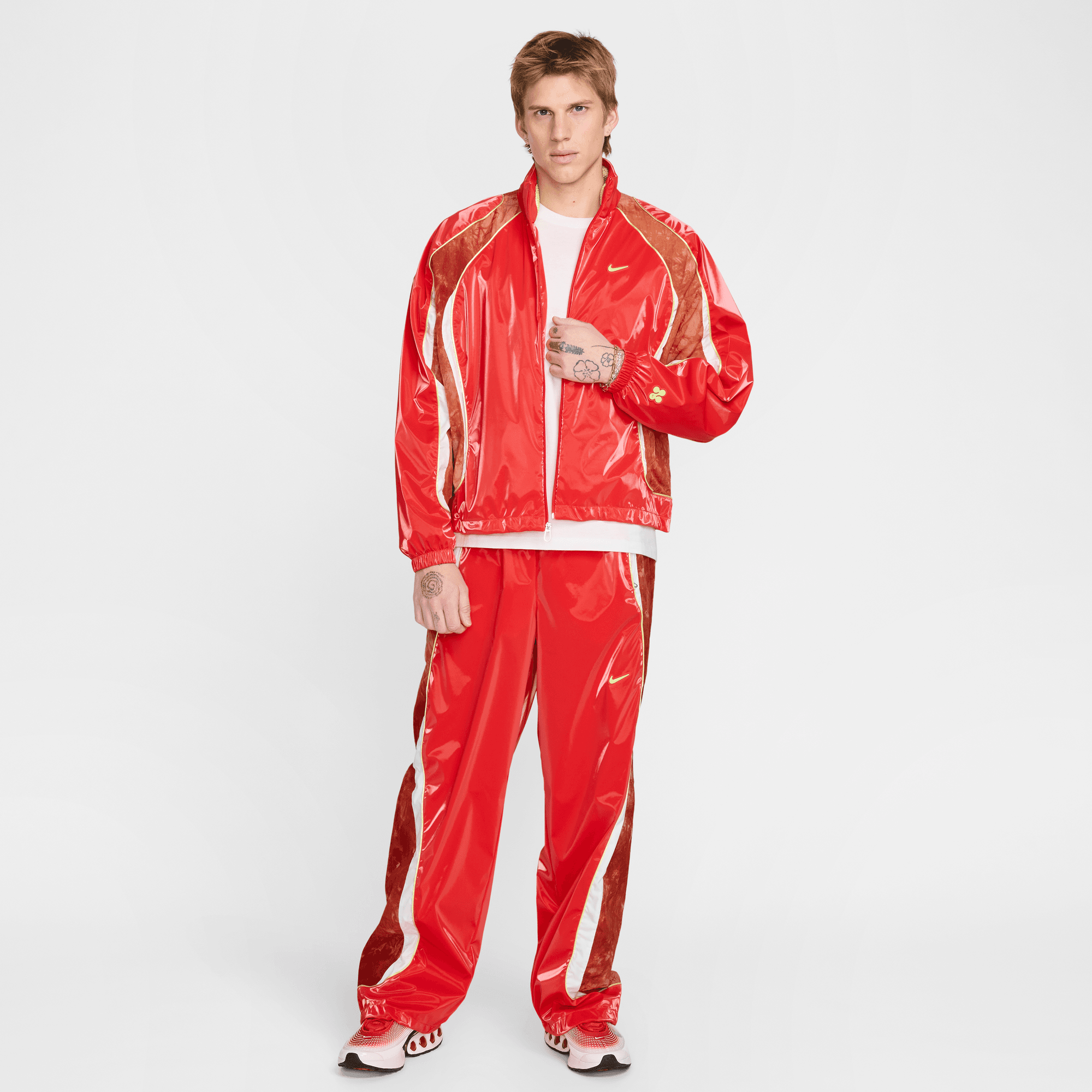 PROJECT F.R.O.G TRACK JACKET - LIGHT CRIMSON / DARK RUSSET PROJECT F.R.O.G TRACK JACKET - LIGHT CRIMSON / DARK RUSSET