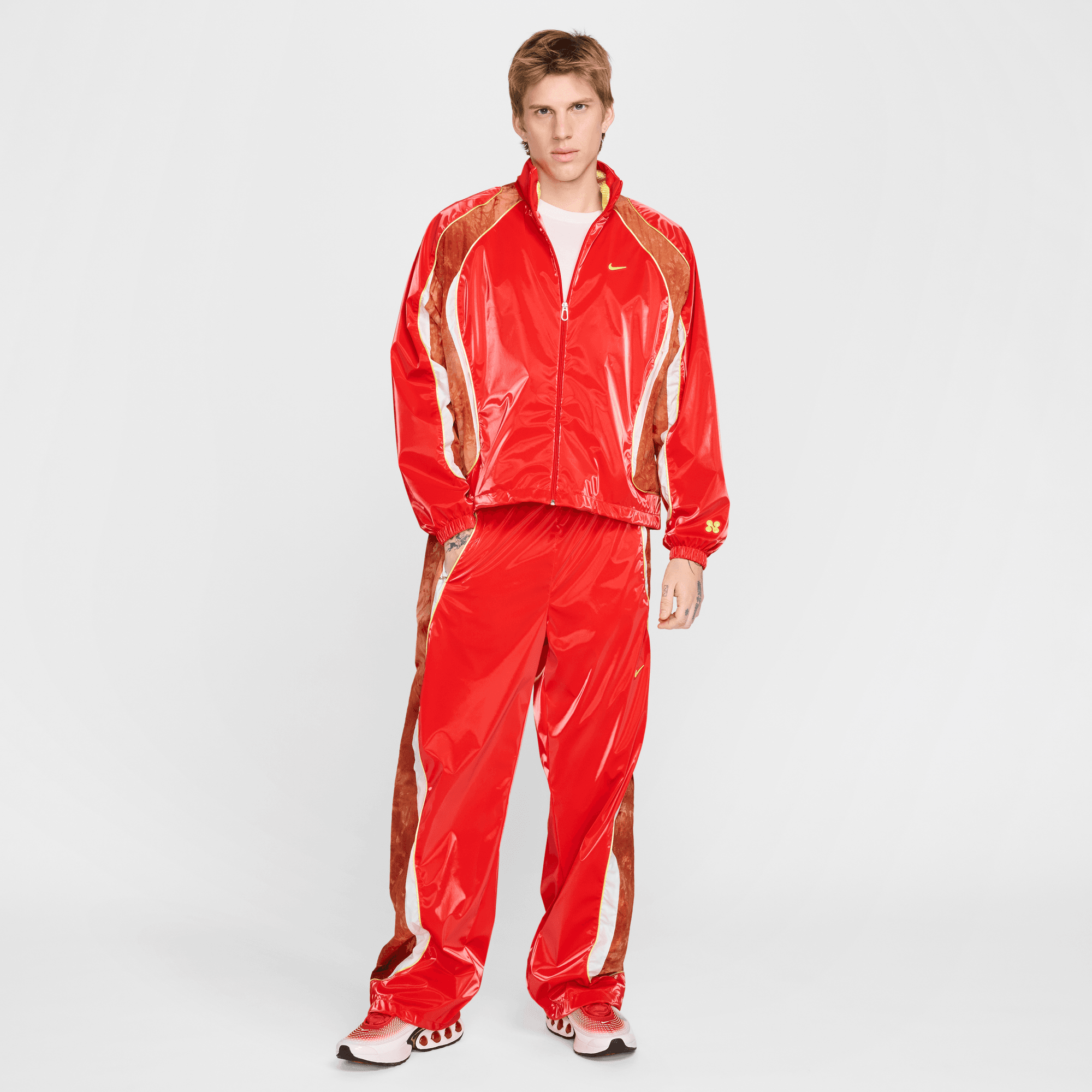 PROJECT F.R.O.G TRACK PANT - LIGHT CRIMSON / DARK RUSSET PROJECT F.R.O.G TRACK PANT - LIGHT CRIMSON / DARK RUSSET