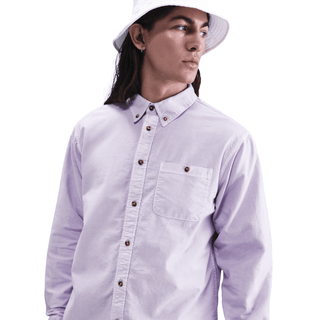 NIKE LIFE OXFORD SHIRT - HYDRANGEAS