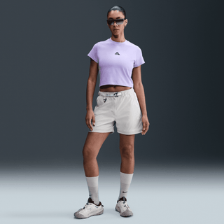 WMNS ACG DRI-FIT CROPPED TEE - HYDRANGEAS / THUNDER BLUE
