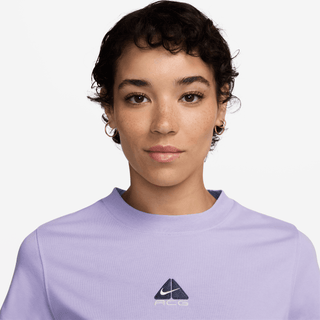 WMNS ACG DRI-FIT CROPPED TEE - HYDRANGEAS / THUNDER BLUE