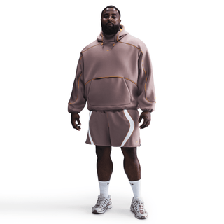 PROJECT F.R.O.G PULLOVER HOODIE - TAUPE GREY / SUNDIAL