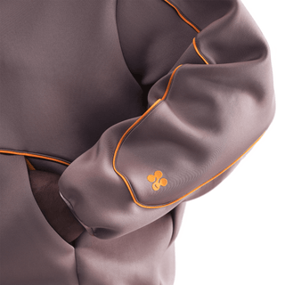 PROJECT F.R.O.G PULLOVER HOODIE - TAUPE GREY / SUNDIAL