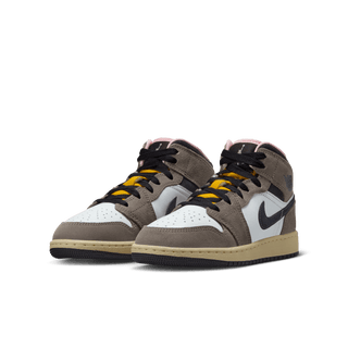 AIR JORDAN 1 MID (GS) "OIL GREY"