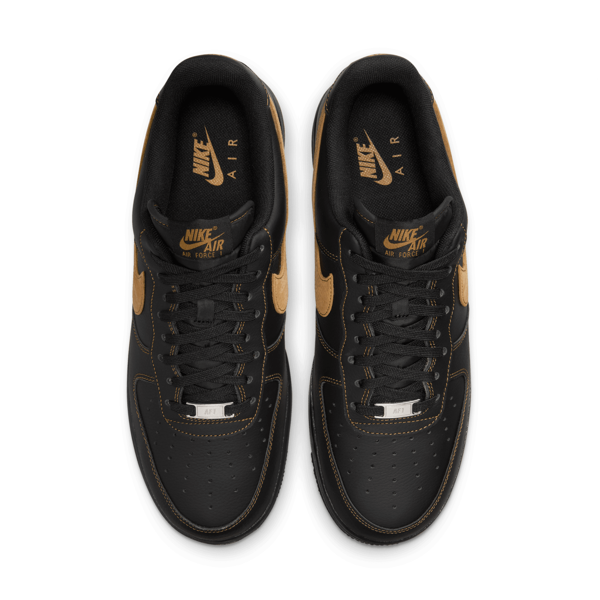 AIR FORCE 1 `07 LV8 - BLACK / DESERT OCHRE