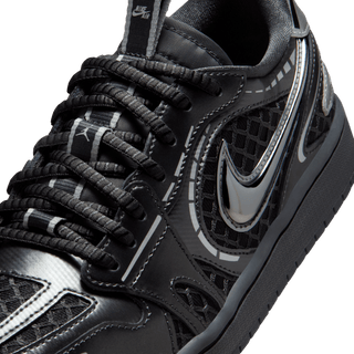 WMNS AIR JORDAN 1 MM LOW V3 - BLACK / METALLIC SILVER